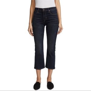 Vince Dark Wash Crop Flare Jeans 28